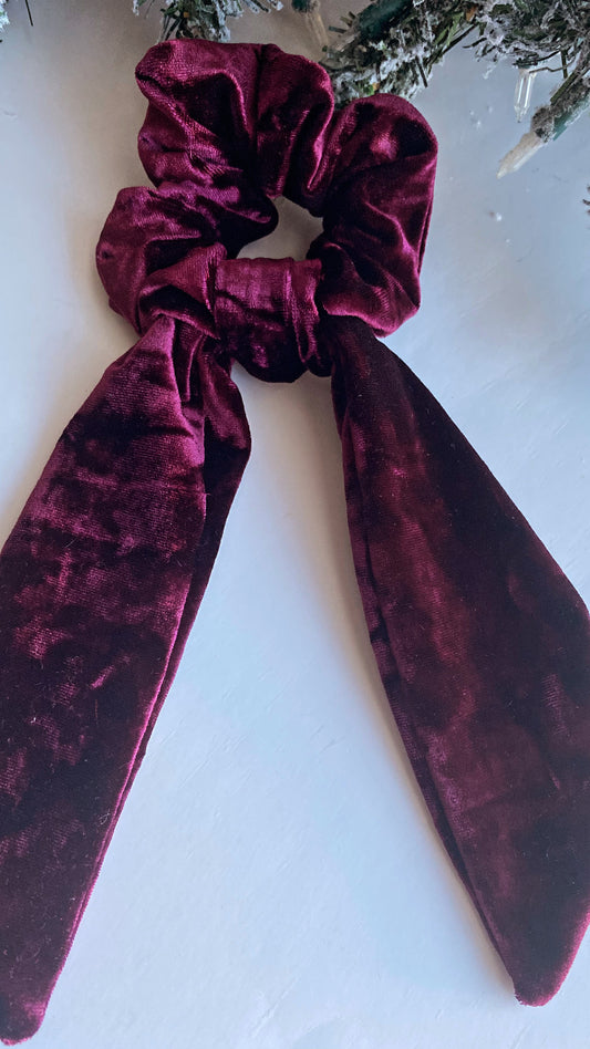 Velvet Scarf Scrunchie