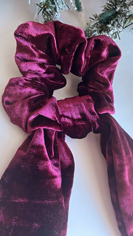 Velvet Scarf Scrunchie